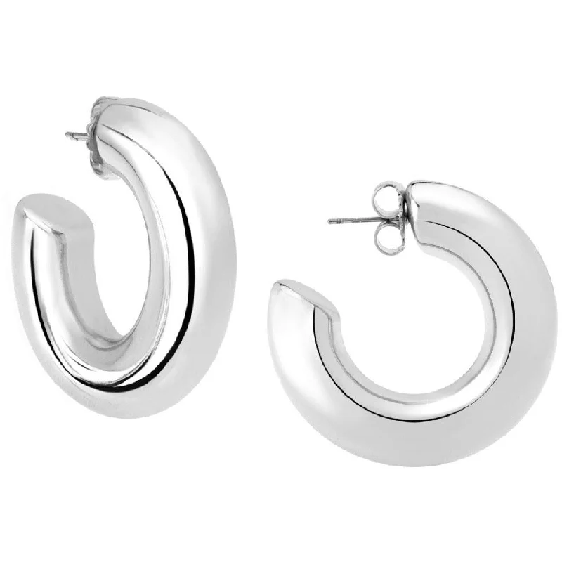 Color Changing Earrings-Silver large loop