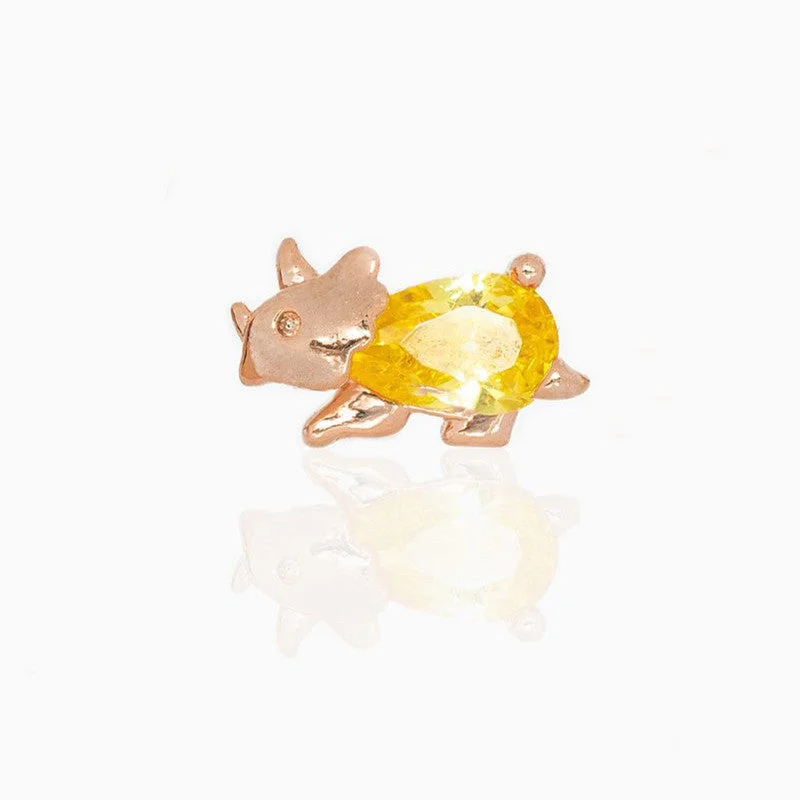 Crystal Yellow Small Hole Dragon