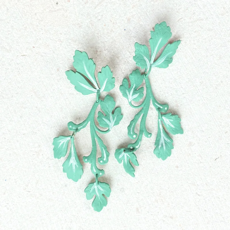 Elegant Stud Earrings-Mint Pietrina Earrings