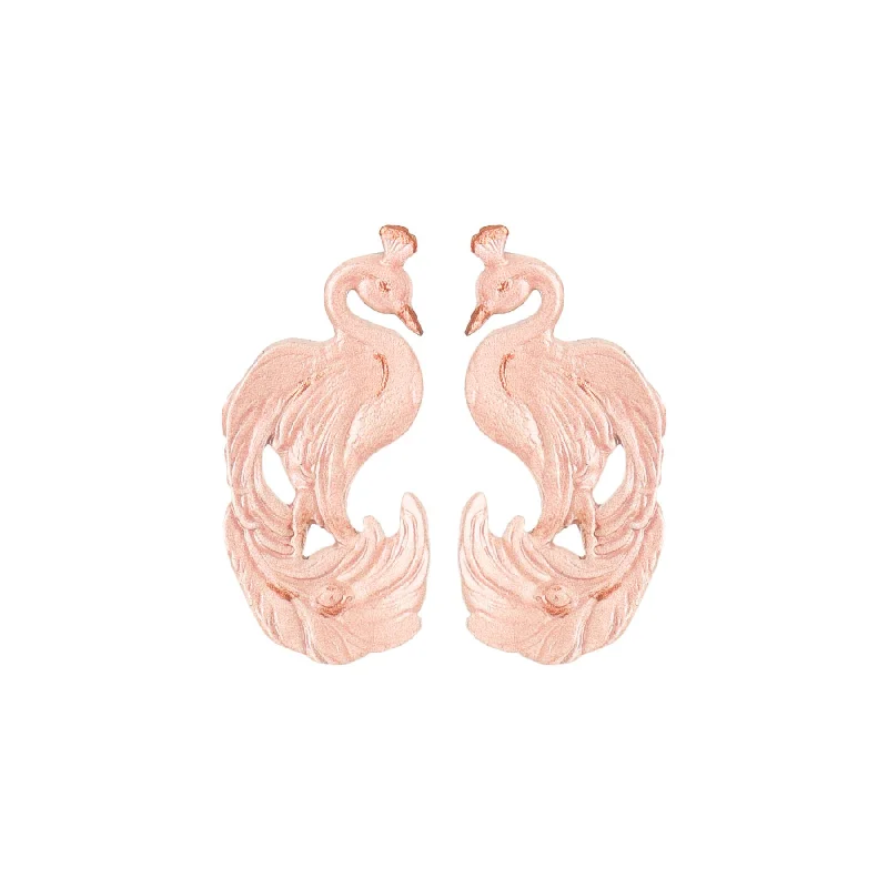 Simple Diamond Earrings-Blush Peacock Earrings