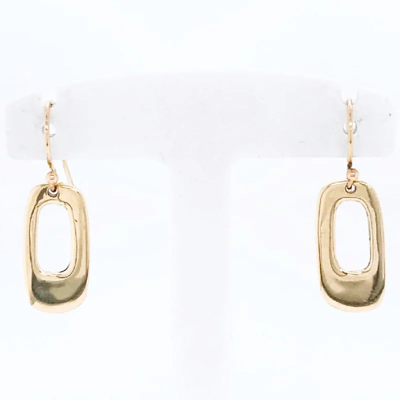 Square Stud Earrings-MCM Geo Shape Earring #3 in Gold