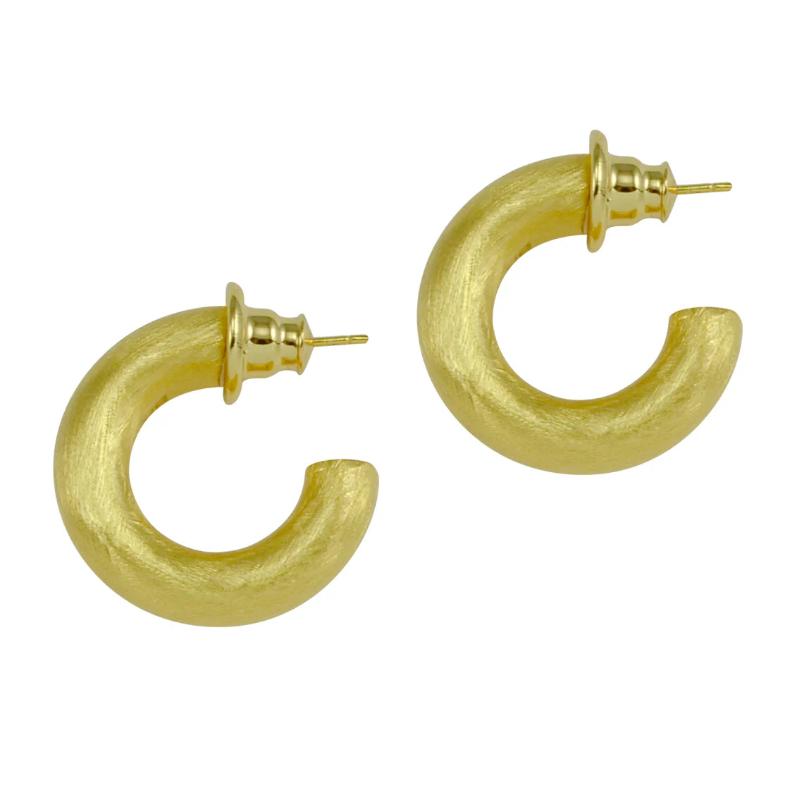 Large Bead Earrings-Montpiller Hoop