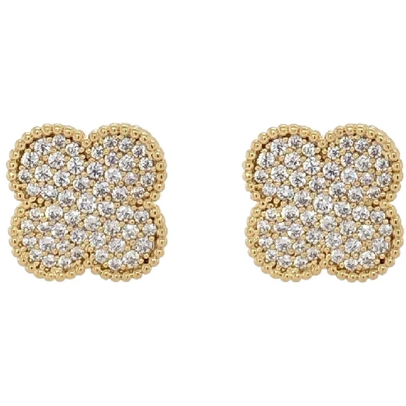 Fashionable Ear Cuffs-Large Clover