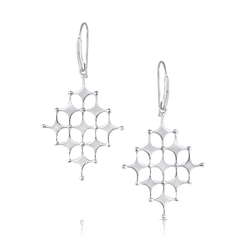 Textured Hoop Earrings-Satellite Mini Cluster Earring