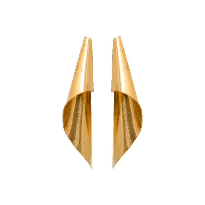 Gold Stud Earrings-Sirena Earrings