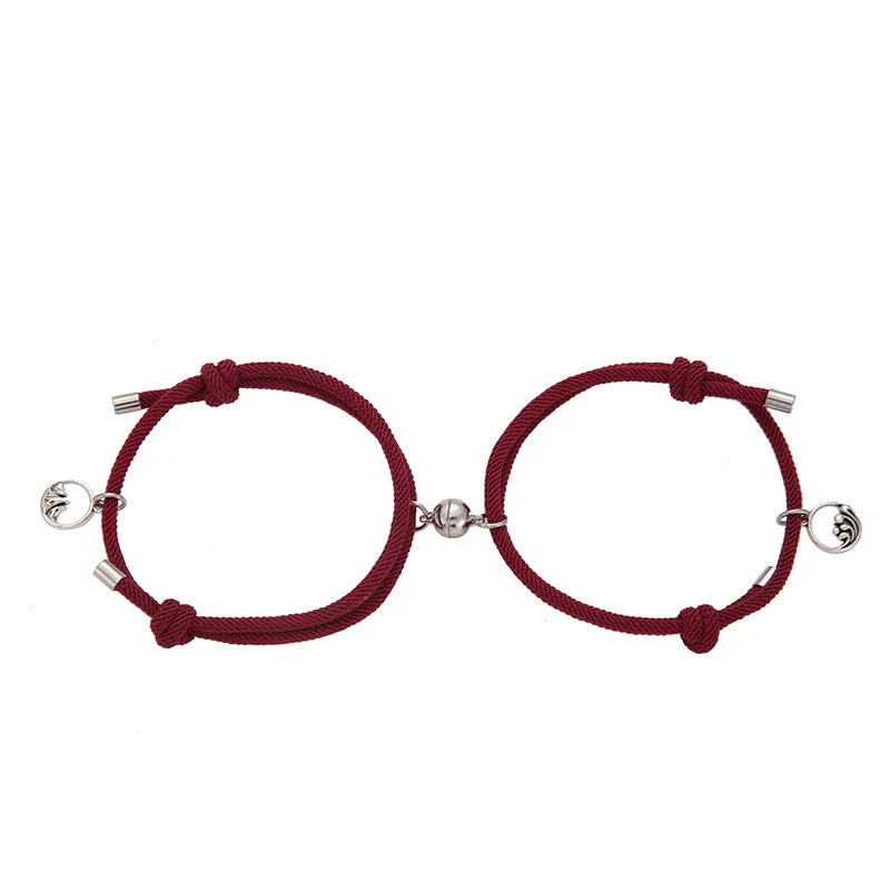 Alloy Oath of Eternal Love Wine Red Pair