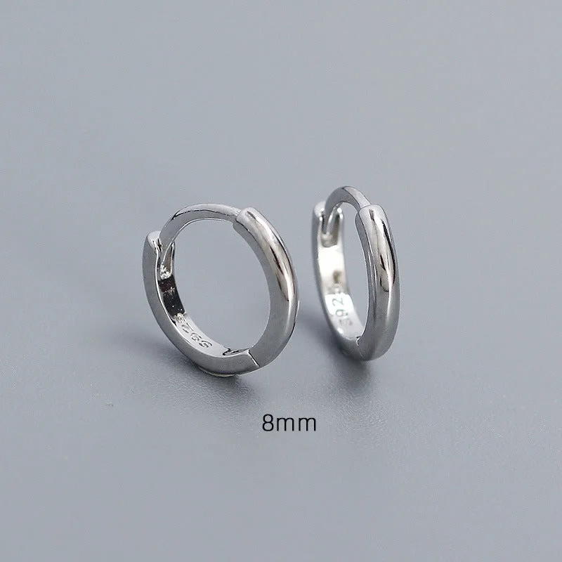 8mm White Gold Color