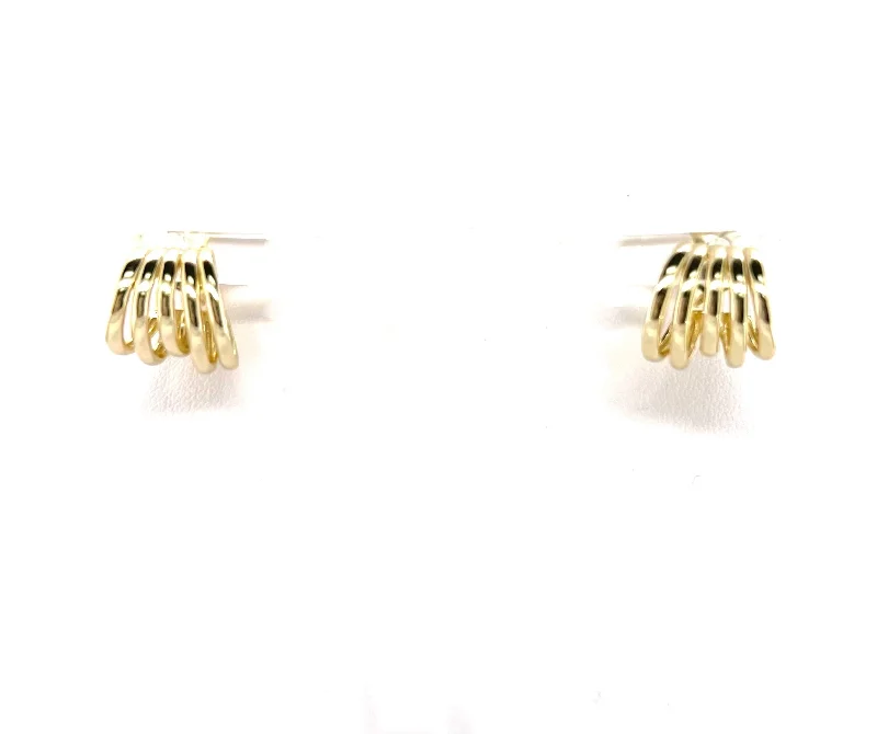 Elegant Dangle Earrings-"ASTER" Hoops