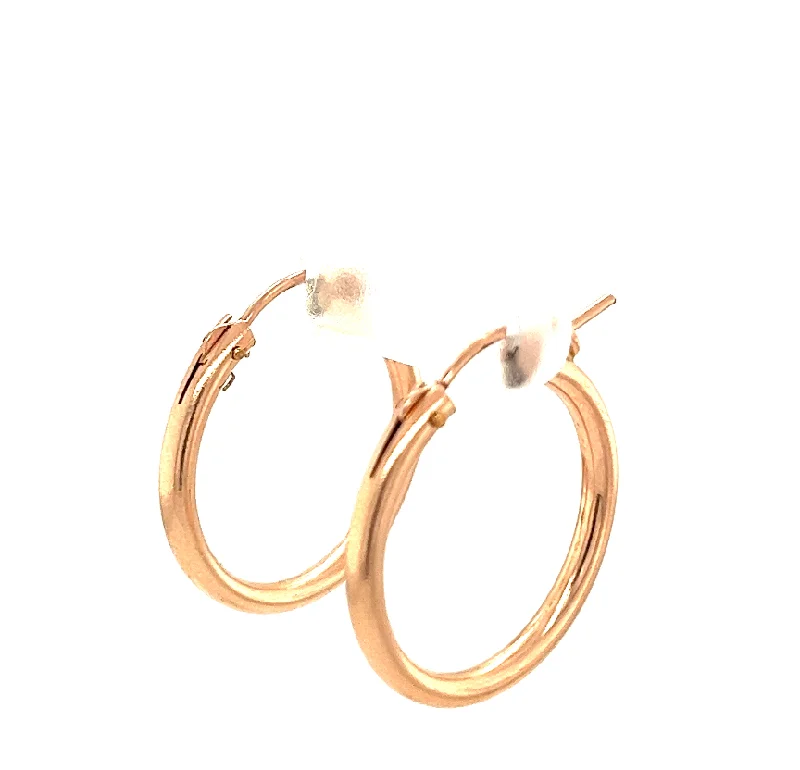 Cute Heart Earrings-22mm Hoop Earrings