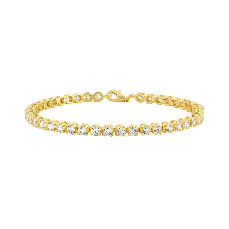 Classic Gold Bracelet-Large Tennis Bracelet