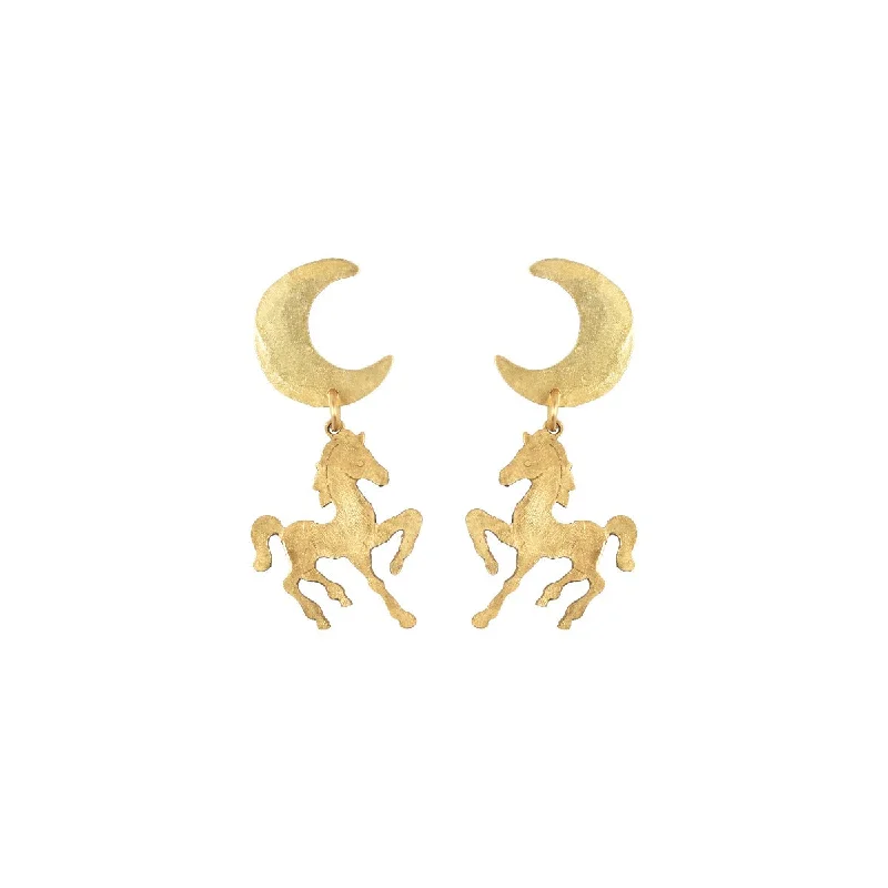 Long Gold Earrings-Nara Earrings