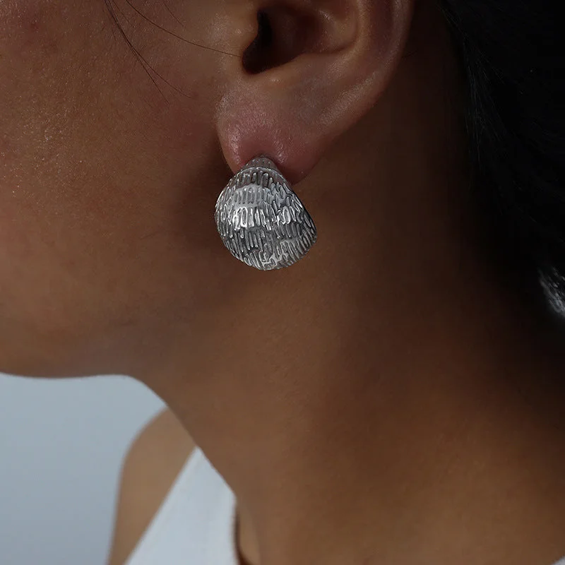 F790-Steel Earrings