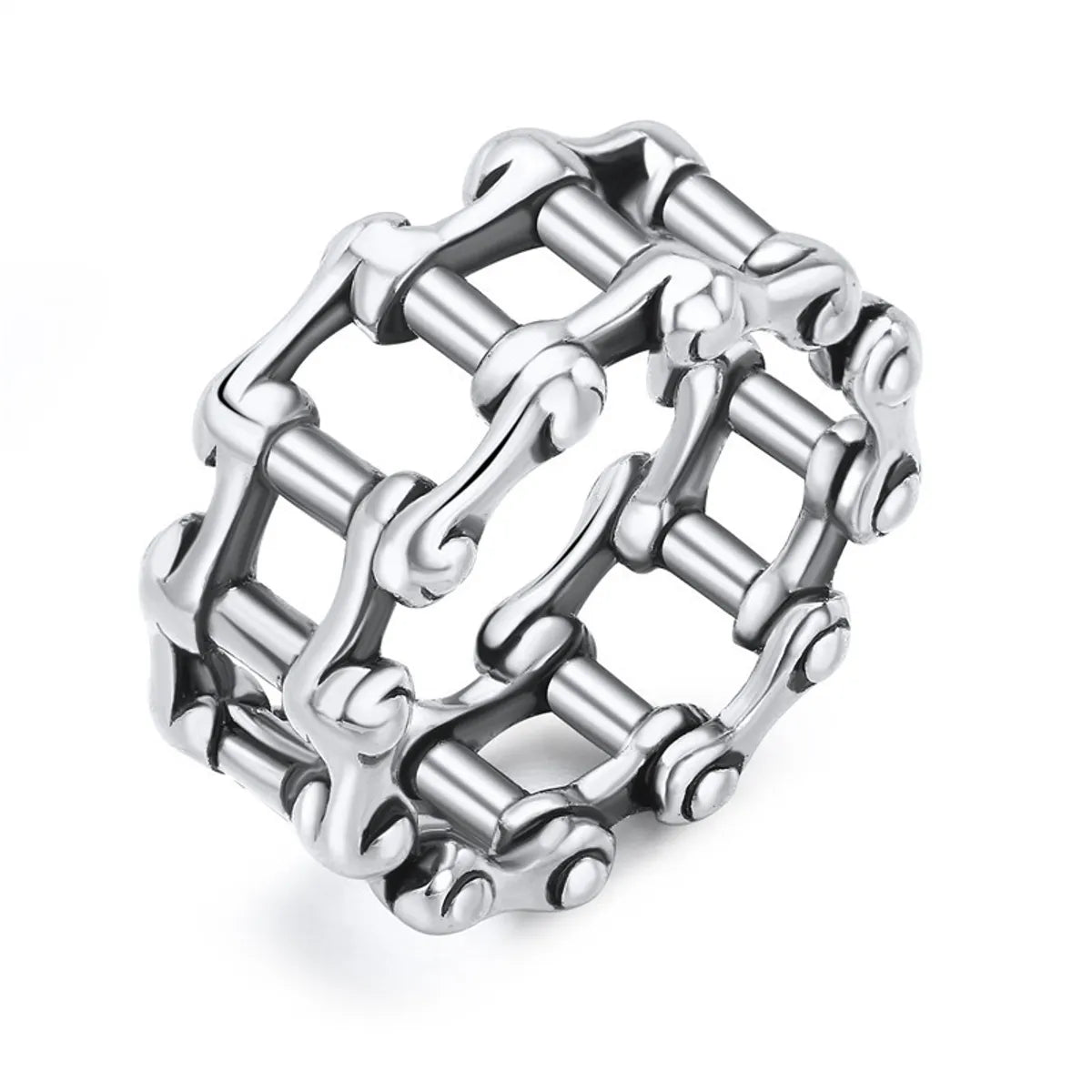 Custom Signet Ring-Gear Alloy Plating No Inlaid Unisex