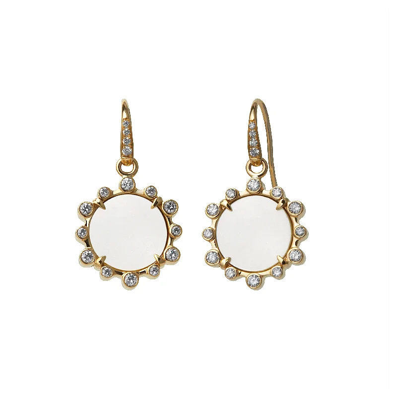 Elegant Evening Earrings-Diamond Earrings