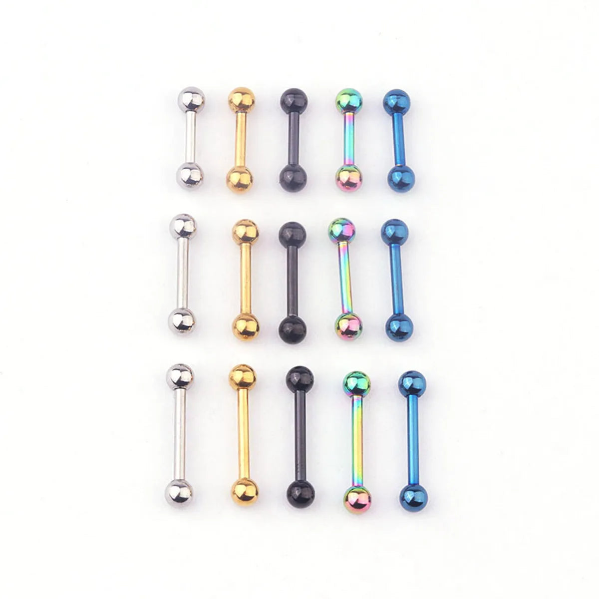 Minimalist Gold Ring-Vacuum Plated 316l Medical Stainless Steel Ear Nails Nose Nails Wholesale