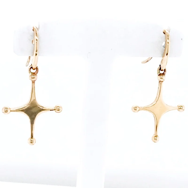 Lightweight Earrings for Summer-Satellite Drop Earring in Gold