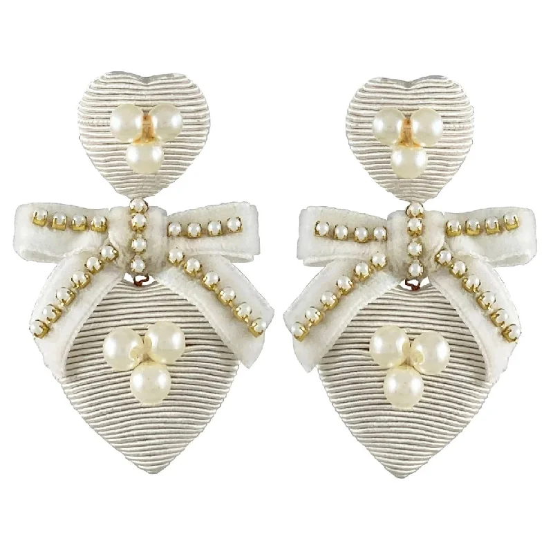 Multi-Layer Earrings-Valentina Drop Pearl