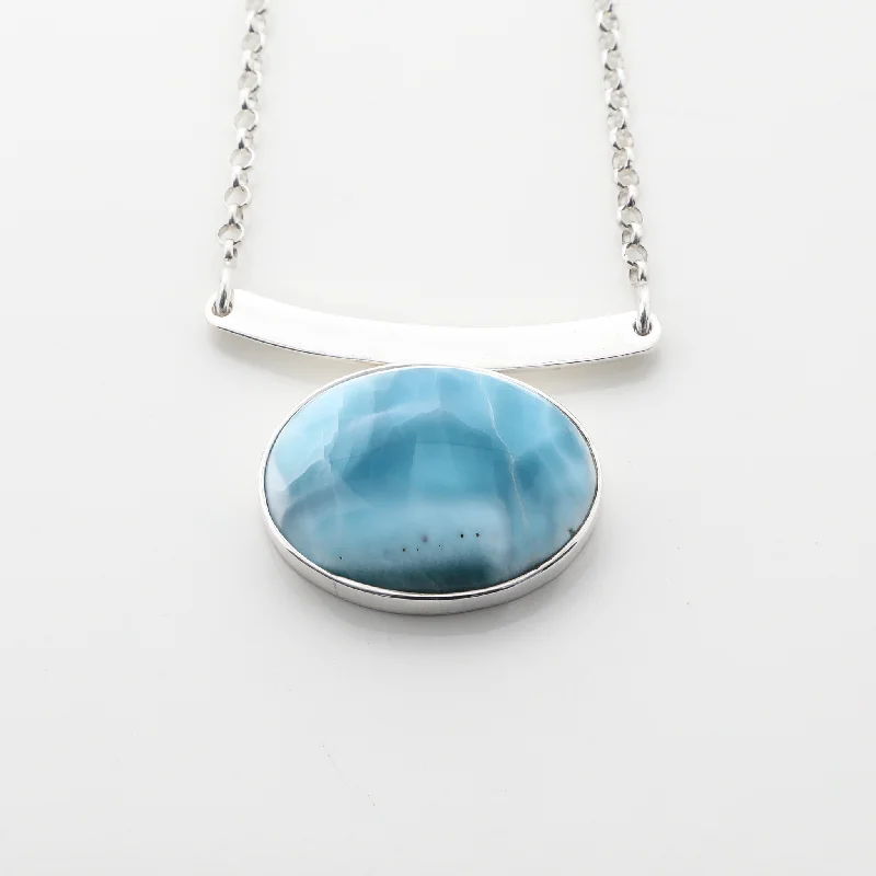 Star Shaped Necklace-Larimar Darcy Necklace