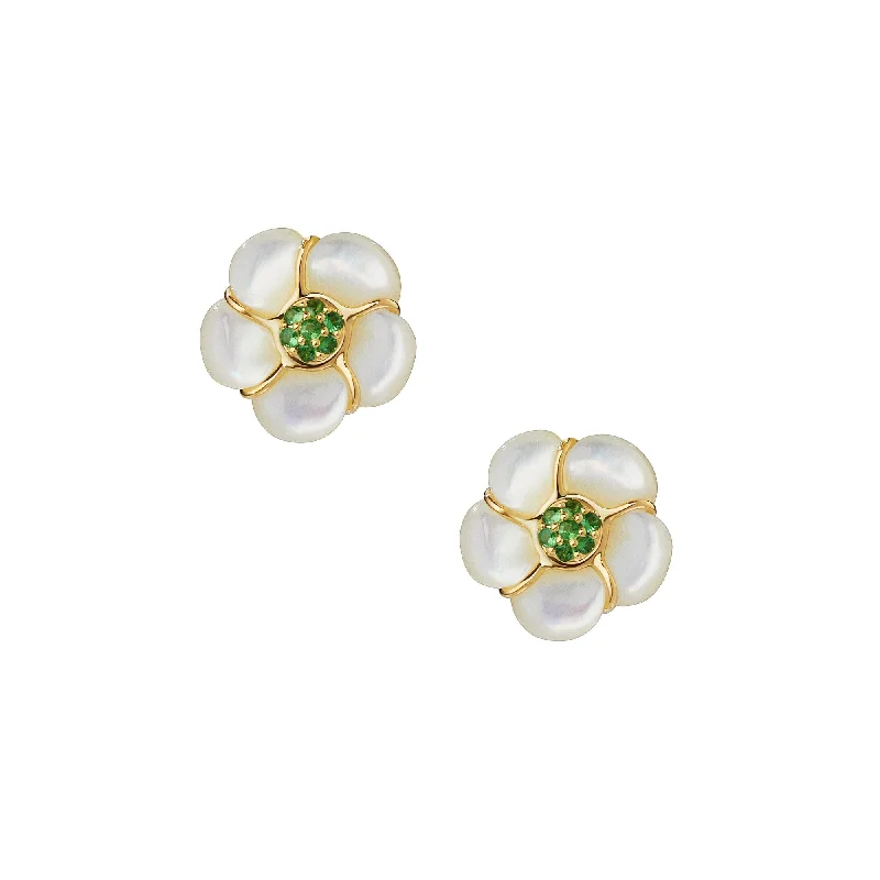 Luxury Diamond Earrings-Flower Earrings