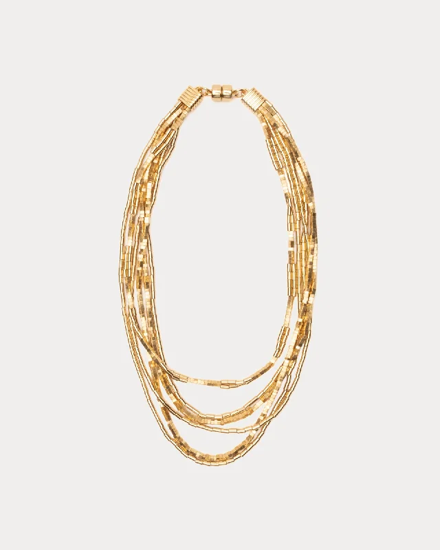 Trendy Gold Necklace-Oriana Necklace