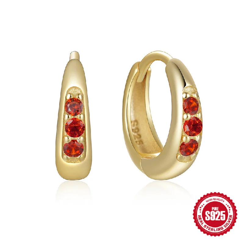 Golden-Deep Pomegranate Red Diamond