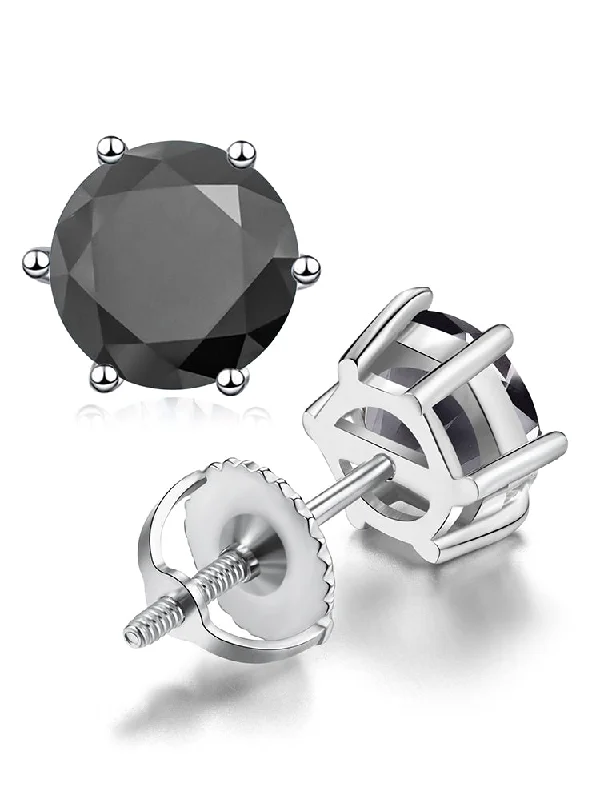 Platinum (Moissanite Black Diamond)