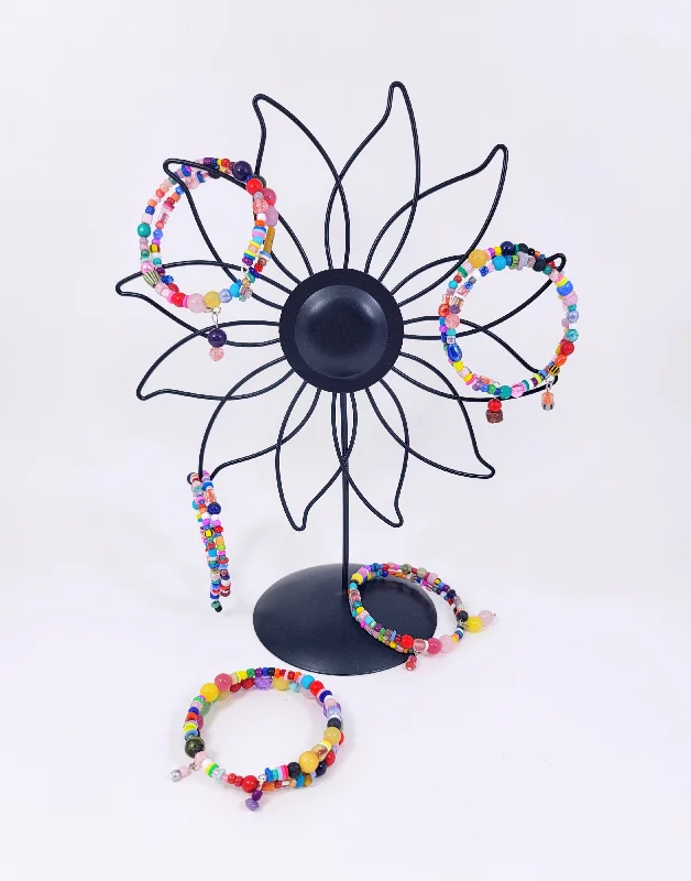 Friendship Bracelet for Women-Confetti Memory Wire Bracelet