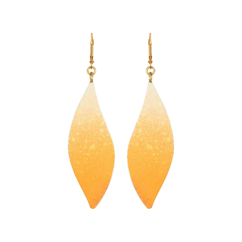 Luxury Bridal Earrings-Yellow Tilde Earrings