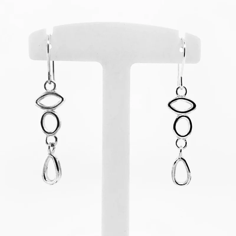 Unique Dangle Earrings-Mini Touchstone Drop Earrings