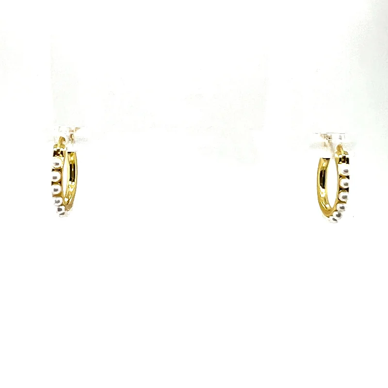 Beautiful Stud Earrings-Vera Huggie Hoop Earrings