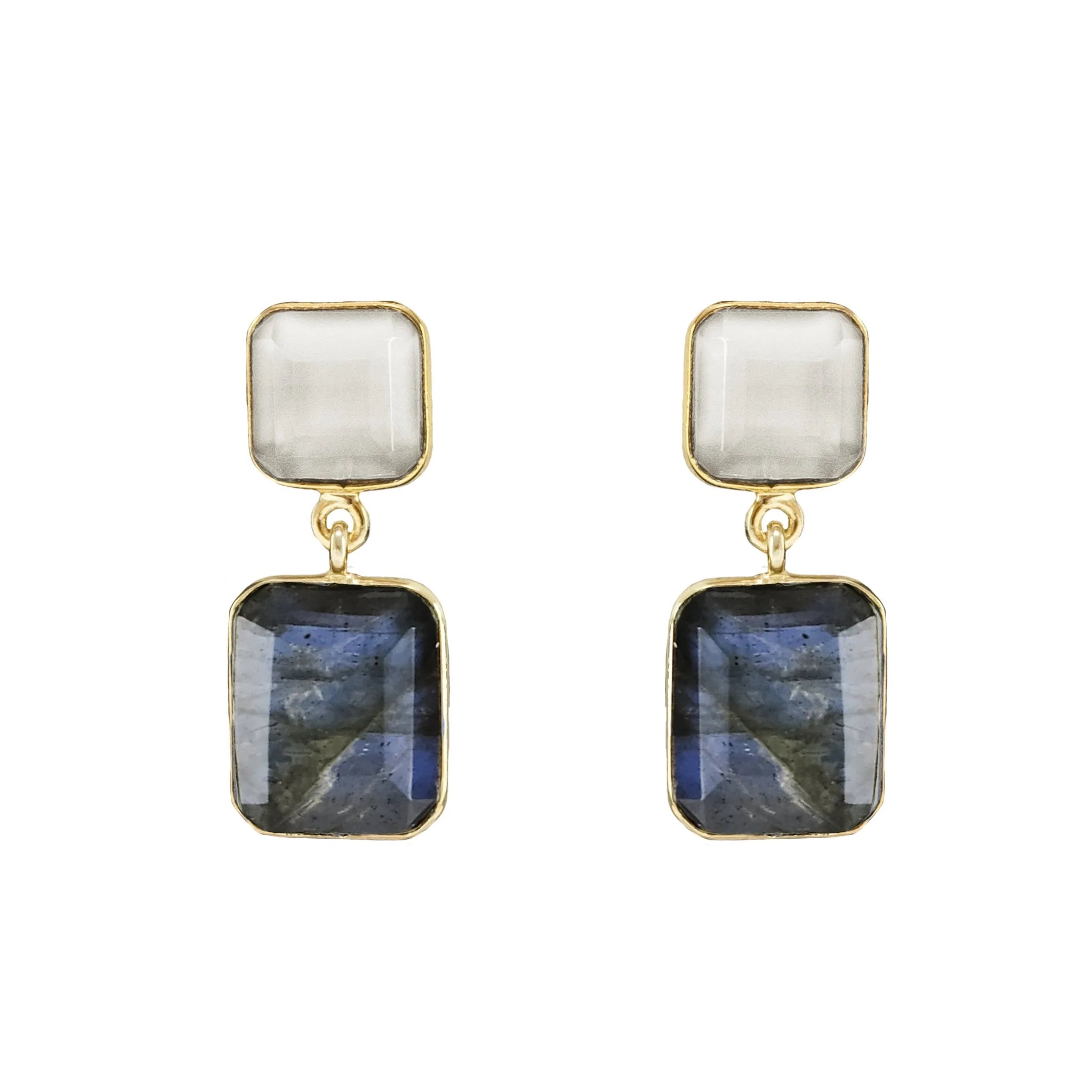 Statement Gold Earrings-Melva Lab