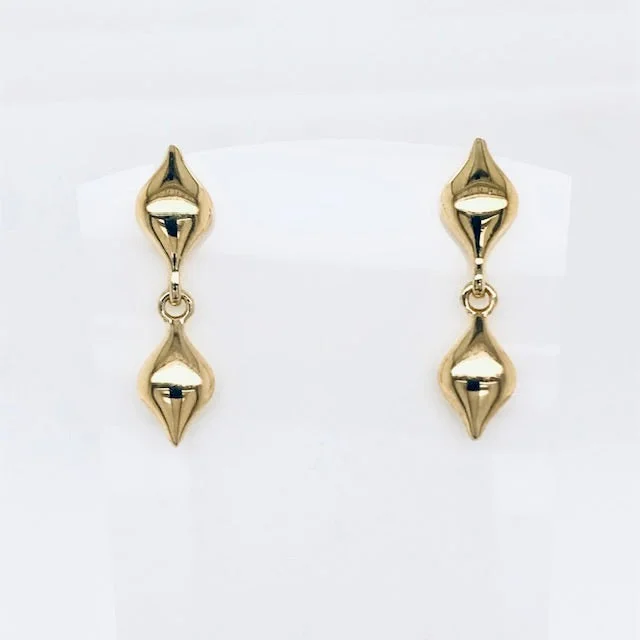 Classic Silver Earrings-Mini Teardrop Earrings in Vermeil