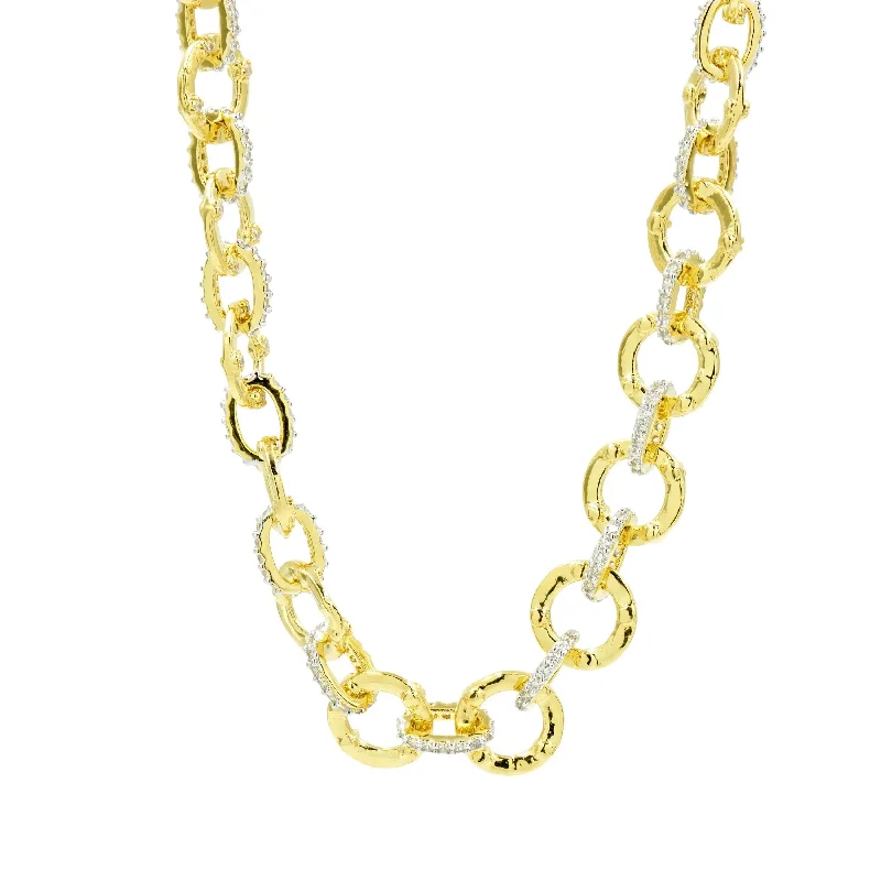 Trendy Gold Necklace-Chain Link Necklace