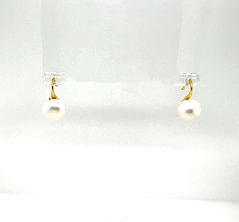 Silver Earrings with Diamonds-Pearl Teardrop Gold Earrings