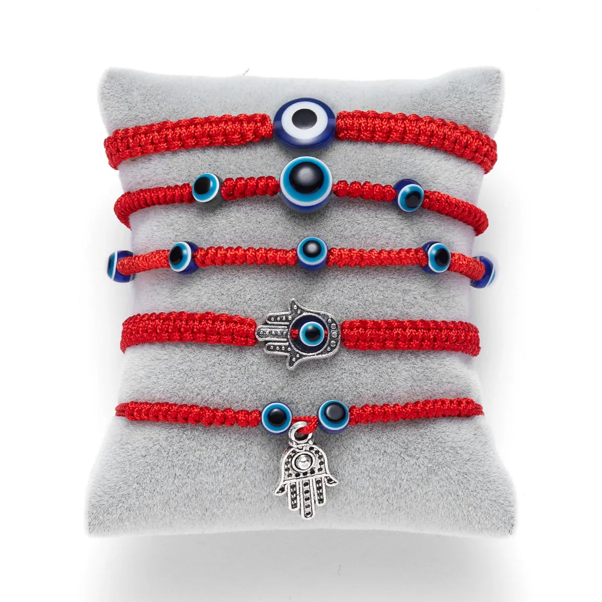 Large Sapphire Ring-European And American New Blue Eyes Evil Eyes Red Rope Bracelet Wholesale