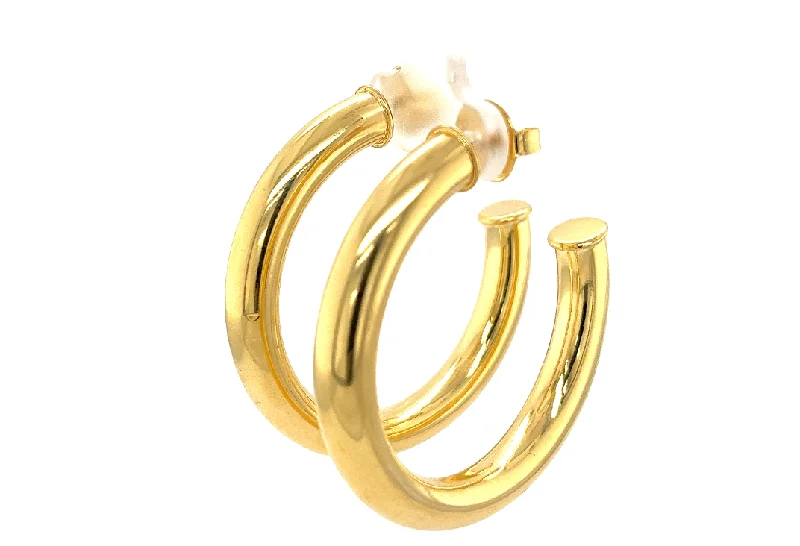 Geometric Stud Earrings-"EDIE" Hoop Earrings