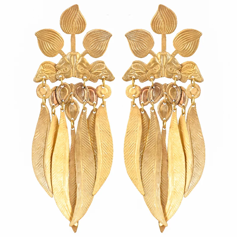 Long Dangle Earrings-Artemis Earrings