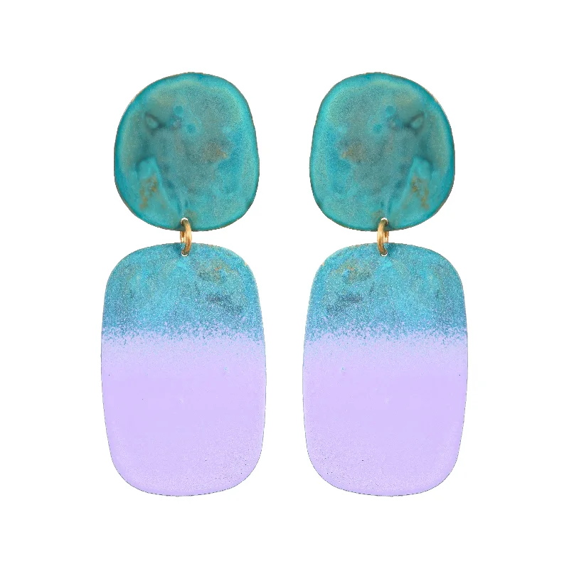 Bold Statement Earrings-Lilac Keke Earrings