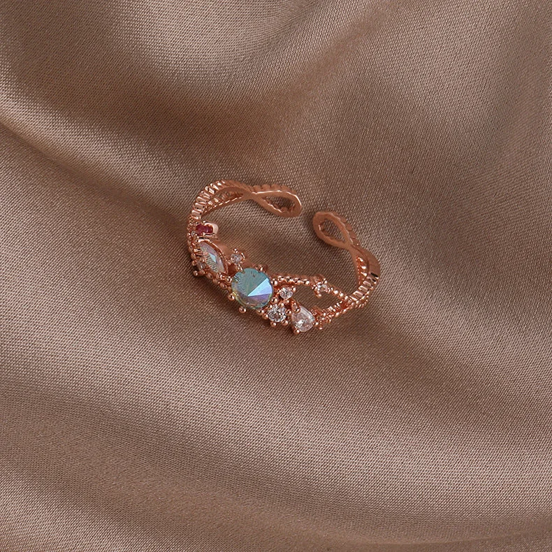 17# 21702b Blue Diamond Twist (Rose Gold)