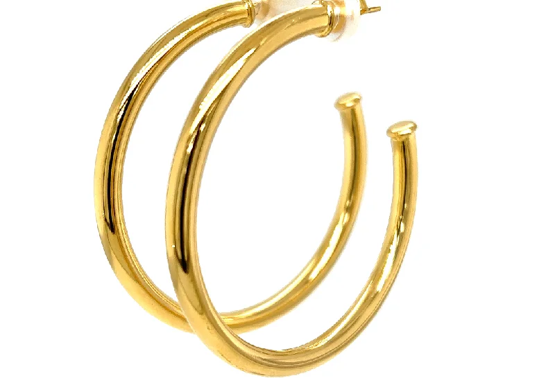 Elegant Evening Earrings-Bara Boheme | "ROMA" Hoop Earrings