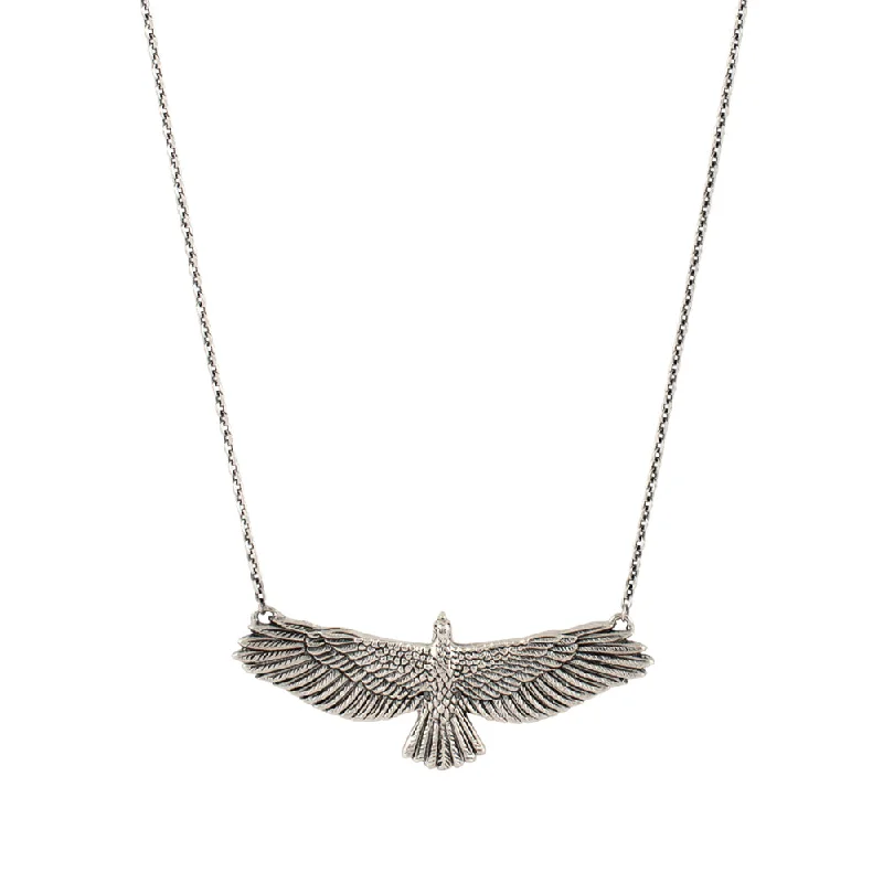 Classic Pearl Pendant Necklace-Hawk Necklace