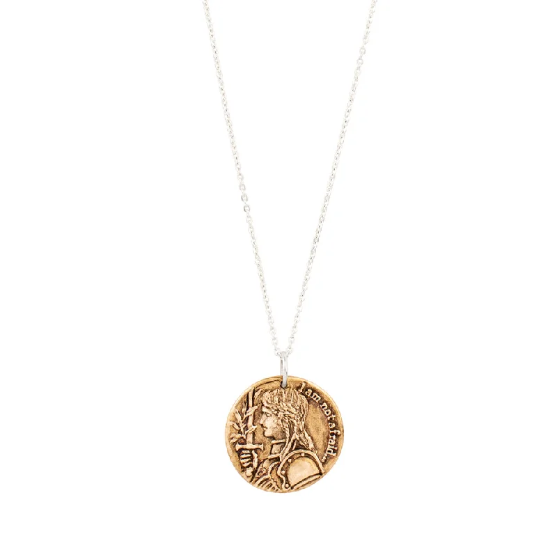 Trendy Pendant Necklace-Joan of Arc Musing Necklace