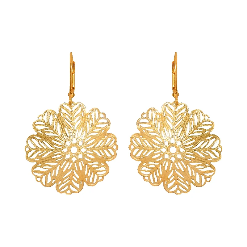 Chandelier Earrings for Weddings-Single Pointelle Earrings