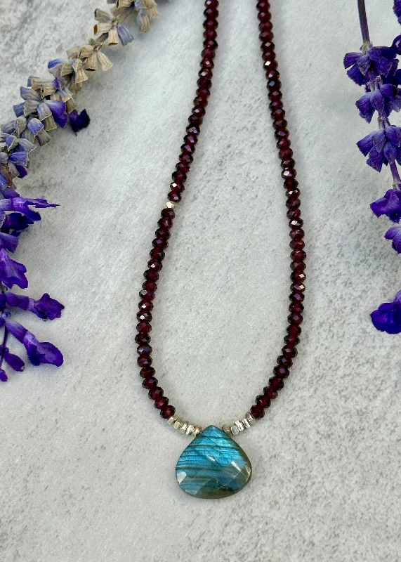 Statement Heart Necklace-Gem State Necklace