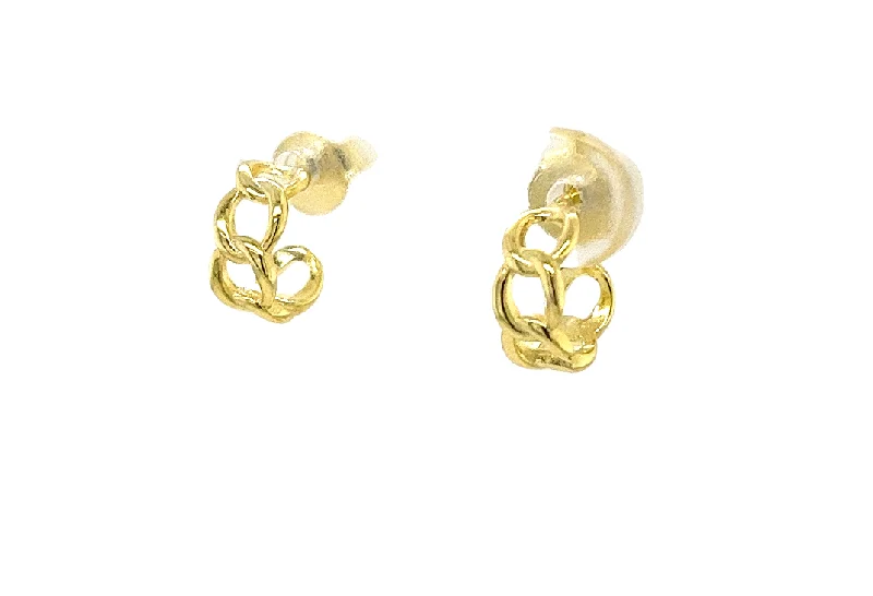 Fashionable Ear Cuffs-Braided Huggie Earrings