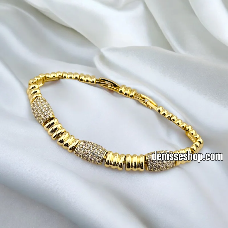 Minimalist Gold Bracelet-14K FASHION SNAKE BRACELET BR658