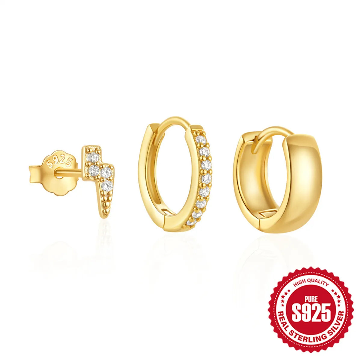 #6 Gold-3 Pieces Per Set