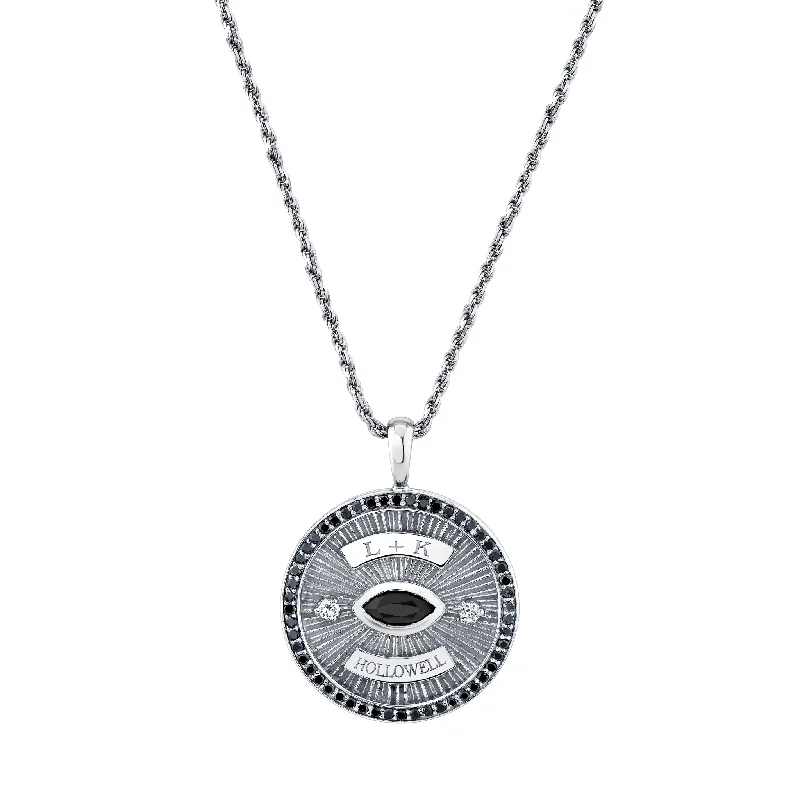 Multi-Layer Necklace for Women-Men’s Eye of Protection Coin Pendant | Ready to Ship