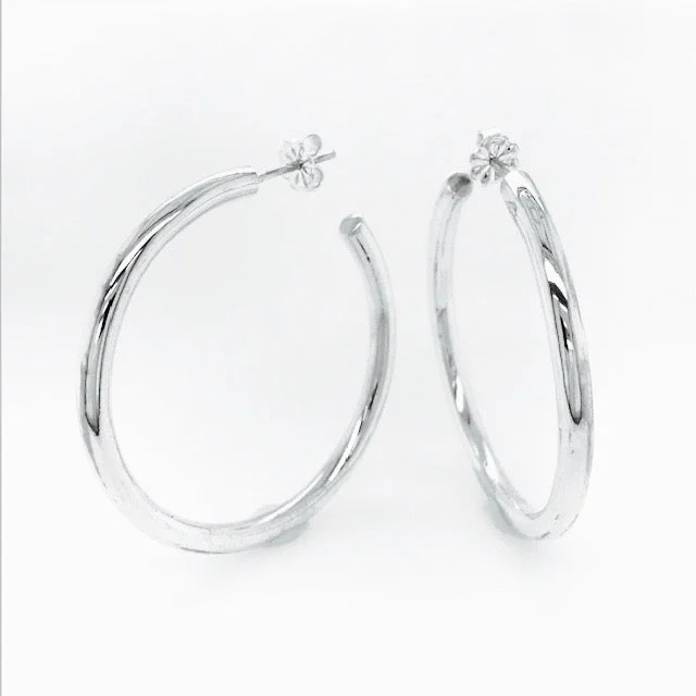 Multi-Layer Earrings-Large Tube Hoop Earrings